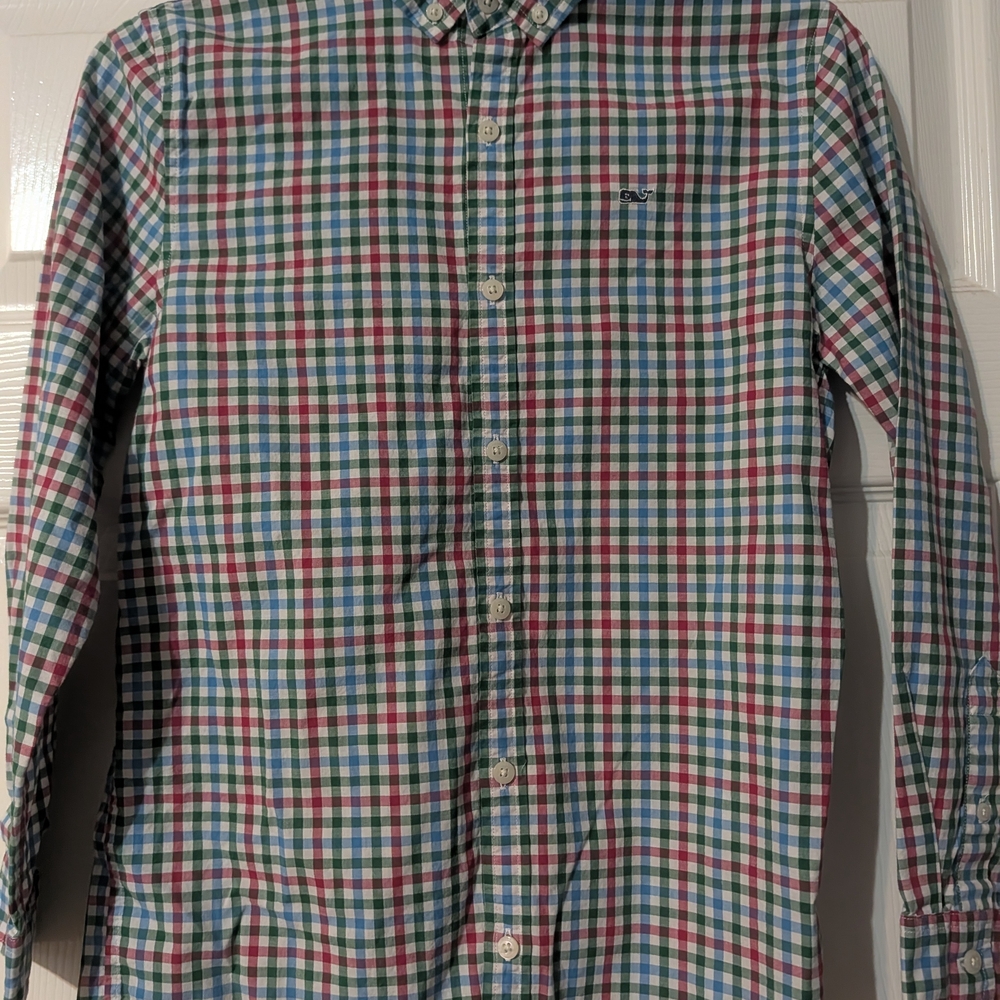 Vineyard Vines Kids Multicolor Plaid Button Down Shirt